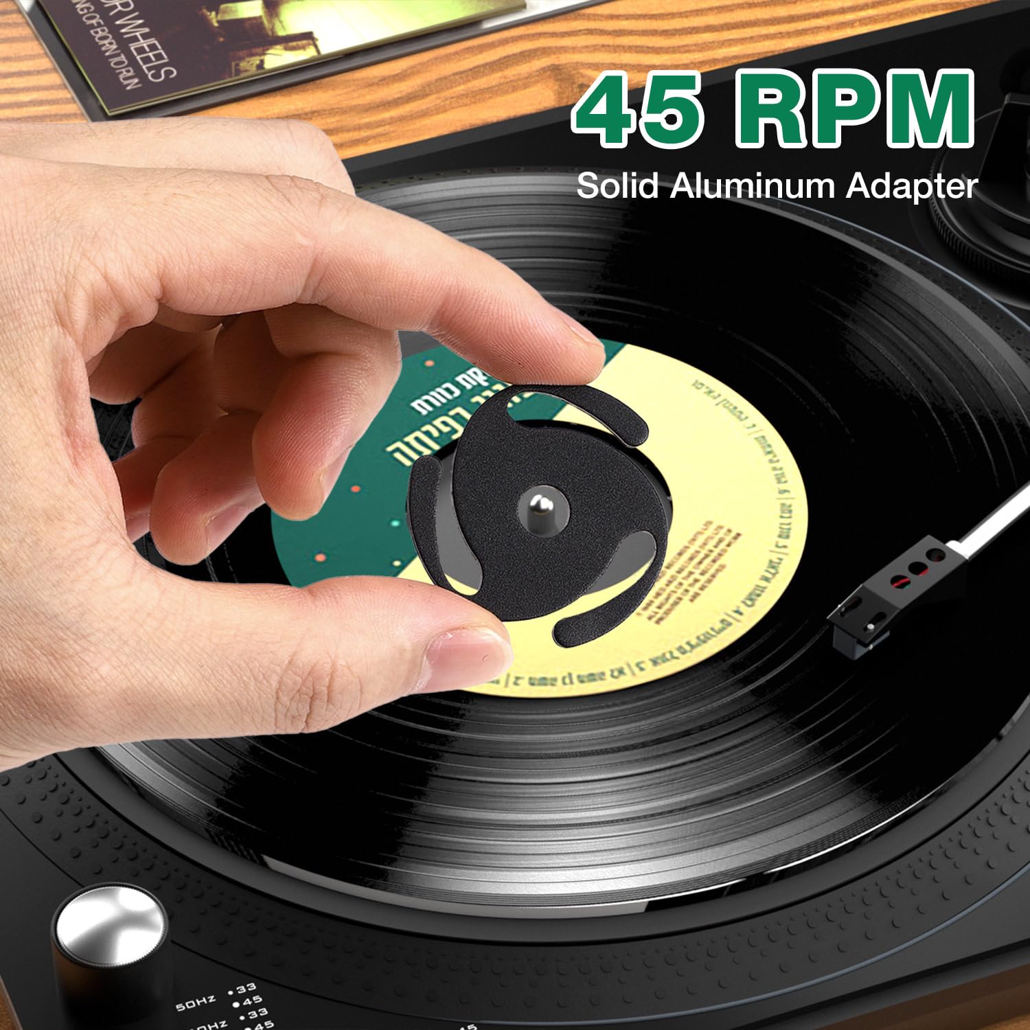 ibu　45rpm Amazon.com: Facmogu 45 RPM Record Adapter, 7 Inch 45 Adapter for